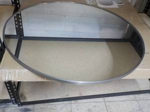 lot 205 image: Round Wall Mirror 36 x 36...