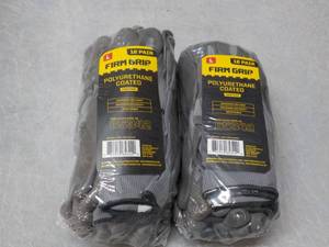 24 pair Size Large Firm Grip Polyur...