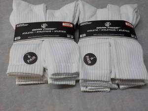 lot 223 image: 12 pair Wear Proof White Athletic S...