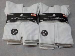 lot 225 image: 12 pair Wear Proof White Athletic S...