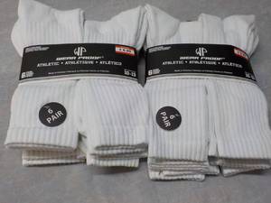 lot 226 image: 12 pair Wear Proof White Athletic S...