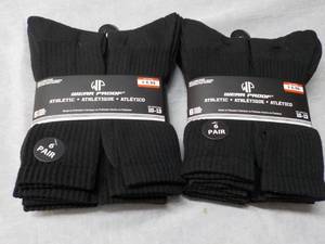 lot 227 image: 12 pair Wear Proof Black Athletic S...