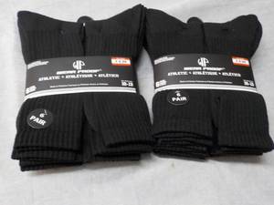 lot 228 image: 12 pair Wear Proof Black Athletic S...