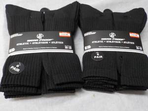 lot 230 image: 12 pair Wear Proof Black Athletic S...