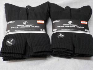 lot 232 image: 12 pair Wear Proof Black Athletic S...