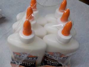 lot 241 image: 6 Elmers School Glue 7.6 oz Each...