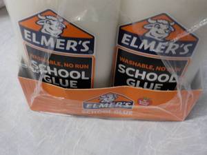 lot 242 image: 6 Elmers School Glue 7.6 oz Each...