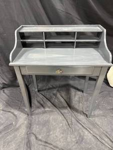 lot 0911 image: Grey Secretary Desk