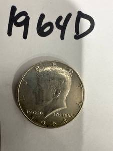 lot 0958 image: 1964D Kennedy Half Dollar