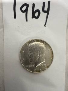 lot 0964 image: 1964 Kennedy Half Dollar