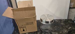lot 133 image: Lot of 2 Storage Jars (NEW)