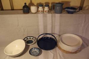 lot 37 image: Collection of Scandinavian Style Stoneware Kitchenware and Serveware