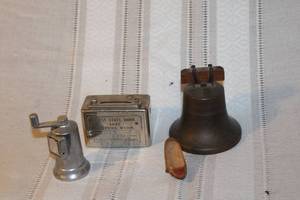 lot 156 image: Collection of Vintage Cast Iron and Metal Banks with Miniature Shoe