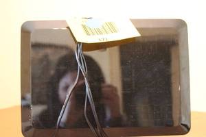 lot 172 image: Digital LED Wall Clock with Large Display and Power Adapter