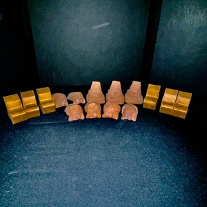 lot 300 image: Collection of 12 Decorative Cast Stone and Metal Animal Figurines