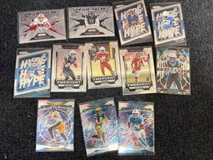 lot 1 image: 12 Current Nfl Football Cards