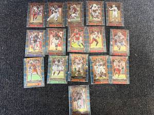 lot 27 image: 16 Nfl Football Cards