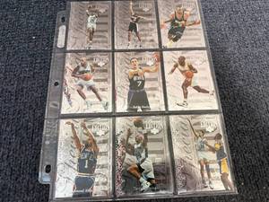 lot 56 image: Page Of 18 Nba Basketball Cards
