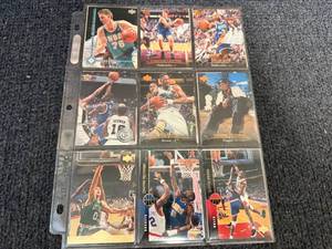 lot 57 image: Page Of 18 Nba Basketball Cards