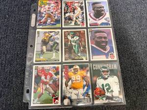 lot 59 image: Page Of 18 Nfl Football Cards
