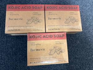 lot 103 image: 3 X 2Ct Packs Of Kojic Acid Soap - Tumeric