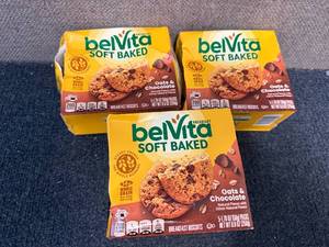 lot 194 image: 3 Boxes Of Belvita Soft Baked Cookies