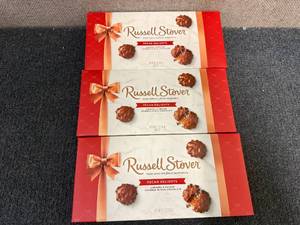 lot 201 image: 3 Boxes Of Russell Stover Pecan Delights