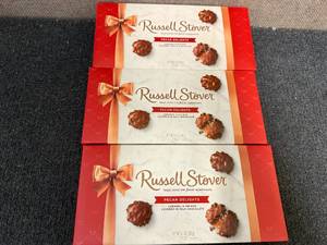 lot 202 image: 3 Boxes Of Russell Stover Pecan Delights