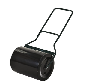 lot 420 image: Outsunny 20-Inch PushTow Behind Lawn Roller Filled with 16 Gal Water or Sand, Perfect for Flattening Sod in the Garden