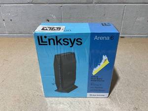 lot 212 image: Linksys AX1800 Wi-Fi 6 Router Home Networking, Dual Band Wireless AX Gigabit WiFi Router, Speeds up to 1.8 Gbps and coverage 1,500 sq ft, Parental Controls, maximum 20 devices (E7350)