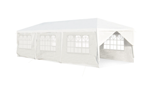 lot 300 image: Costway 10 x 30 Feet Outdoor Canopy Tent with 6 Removable Sidewalls and 2 Doorways