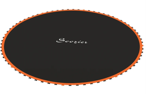 lot 312 image: Soozier Trampoline Replacement Mat, Fits 12 Trampoline w 72 V-Hooks & 5.5 Springs (Spring & Frame not Included), Orange