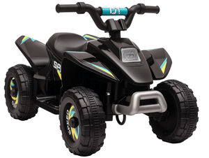 lot 248 image: Aosom 6V Kids ATV 4-Wheeler Ride on Car, Electric Motorized Quad Battery Powered Vehicle with ForwardReverse Switch for 18-36 Months Old Toddlers, Black