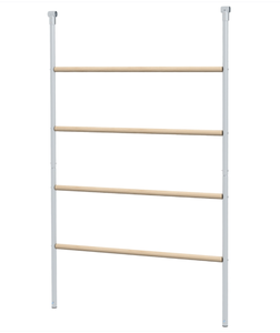 lot 290 image: PawHut Chicken Roost for Coop, Jungle Gym Roosting Bar, 55 x 33.75