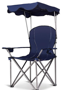 lot 432 image: Mayjooy Canopy Camping Chair, Blue
