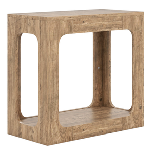 lot 381 image: Costway 2-Tier End Table with Storage Shelf for Living Room
