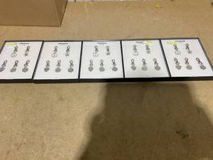 lot 368 image: LOT OF 5 Cell Phone Charms 5 Pack Peace,Star,Heart,Smile,Flower