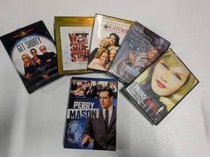 lot 50 image: Lot of 6 DVDs Classic Movies & TV Shows (Perry Mason, West Side Story, Honey West, Get Shorty, Fried Green Tomatoes, Barbra Streisand)