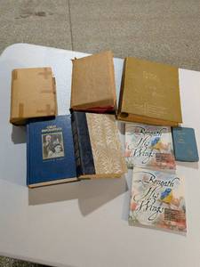 lot 104 image: Vintage Book Collection 1889 German Dictionary, Bible, Cookbooks & More