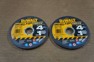 lot 43 image: 2 DeWalt 5-Packs Metal Cut Off Discs