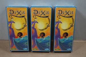 lot 115 image: 3 Dixit Journey Card Game Expansion Set