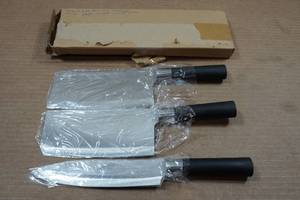 lot 123 image: Machado Professional Cleaver Knife Set