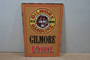 lot 145 image: Novelty Metal Sign - Gilmore Ethyl