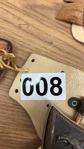 lot 8 image: Roy Rogers Cap Gun & Holster Sets with Leather Belts