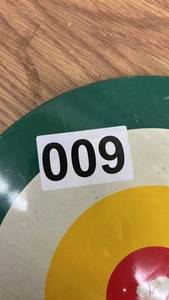 lot 9 image: Pair of Vintage Whirly Bird Game Targets by Innovation