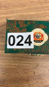 lot 24 image: Shouxing Chinese Iron Baoding Balls in Decorative Box