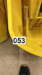 lot 53 image: Lot of 3 Commercial Mop Buckets with Wringer Attachments