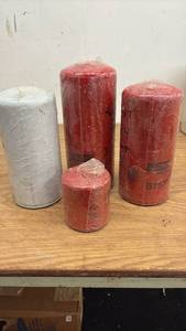 lot 58 image: Assorted Heavy-Duty Oil and Fuel Filters Baldwin & Luber-Finer (Set of 4)