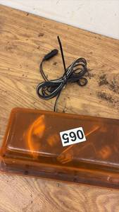 lot 65 image: Pair of Used Amber Vehicle Light Bars with Cables