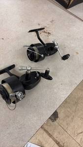 lot 84 image: Pair of Vintage Garcia Mitchell 306 Spinning Fishing Reels